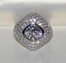 Eva Maria Pfeffinger Ring mit Zirkonia 925 Silber rhodiniert Gr. 18 (56) RARITÄT