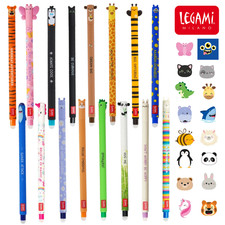 LEGAMI löschbare Gel Schreiber Stifte radierbar Stärke 0,7 Mittel ?Schoolbees?