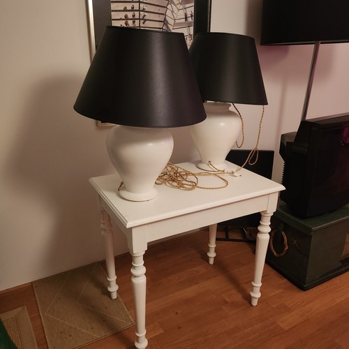 Tischlampen weißen korpus mit - weißen,
