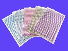 560 Stück Straßsteine Hochzeit selbstklebend Perlen 4 mm basteln Scrapbooking