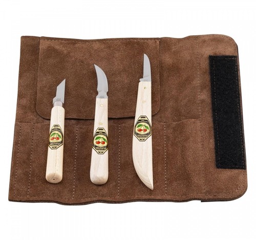 Kirschen schnitzmessersatz - kirschen,