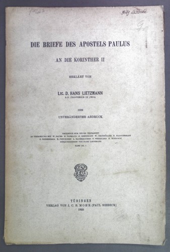 Die briefe des - des, apostels