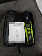 Tadeto Schallpegelmesser Digital SL720, 1,5V, 2xAAA, Grün/Schwarz