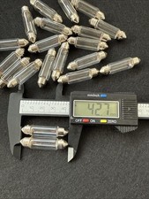 22x Osram 12V 5W *n7D *n7E ca. Ø10.5mm La ca. 43mm Soffitte 12V Lampe 5W Birne