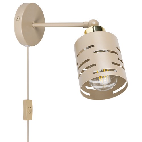 E27 wandleuchte beige - wandleuchte,