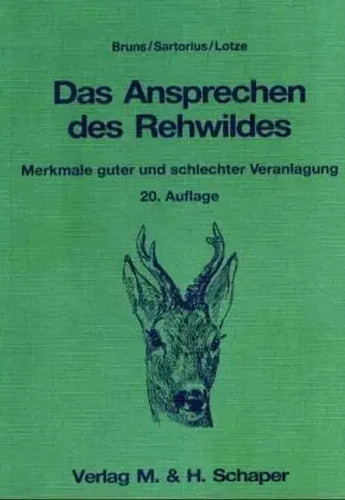 Das ansprechen des - das, rehwildes