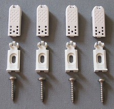 4 Plissee Spannschuhe Cosiflor Befestigung - altes Cosiflor-System 1 (2001-2006)