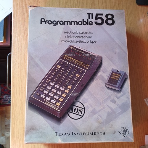 Texas instruments 58 - texas, ti-58