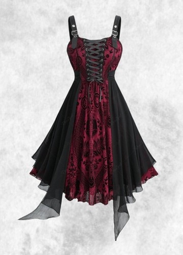 Neu schwarz rot gothic - &,
