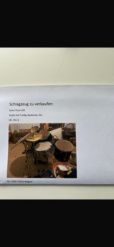 Schlagzeug sonor force - sonor,