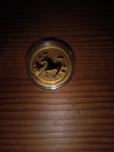 Unze lunar pferd gold - unze,