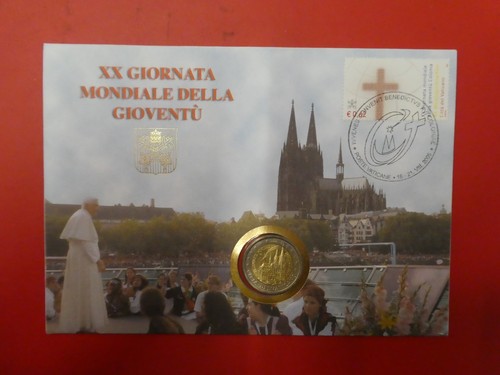 Numisbrief vatikan 2 euro - numisbrief,,