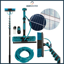 Teleskop Waschbürste 4,6m aus Aluminium, Perfekt für Terrassendach, PV Anlage