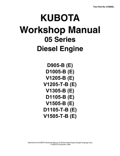 Kubota dieselmotor serie - 05,