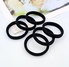 50x Haargummi Schwarz Haarband