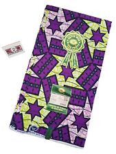 Julius Holland 6 Yards Premium Baumwolle 100% in Wachsblockdruck