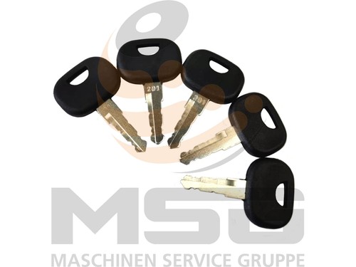 5er pack zündschlüssel 201 - pack,