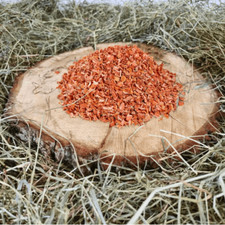 Wiesenheu mit Karottenchips (1. oder 2. Schnitt) - Natürlich & lecker für Nager!