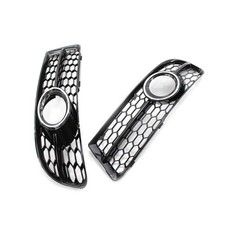 L+R Fog Light Grill Honeycomb