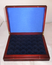 Leuchtturm Münzkassette VOLTERRA TRIO 90x 10€/20€ Münzen in Kapseln rund gekapse