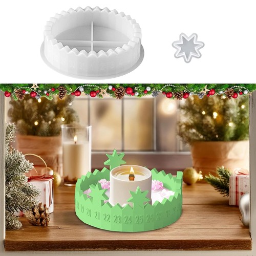 Silikonform adventskalender - silikonform,