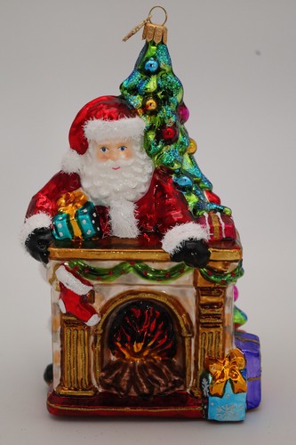 Glas ornament weihnachtsmann - glas-ornament,