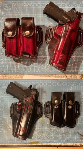 Custom 1911 leather holster - 1911,