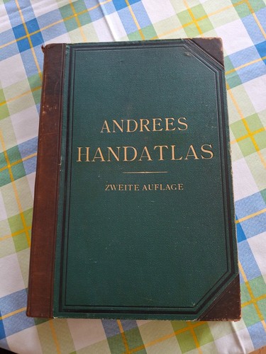 Andrees handatlas 2te auflage - 2te,