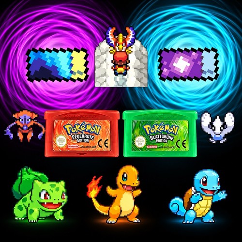 Pokémon feuerrot blattgrün - feuerrot,