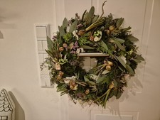 Kranz DEKO Rosa Weiß creme