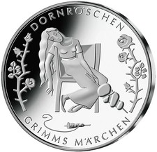 Deutschland 2015 10 Euro-​Sammlermünze - D - Dornröschen -