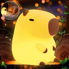 Capybara Nachtlicht Kinder Nachtlampe Nachtleuchte Silikon Lampe Nachttischlampe