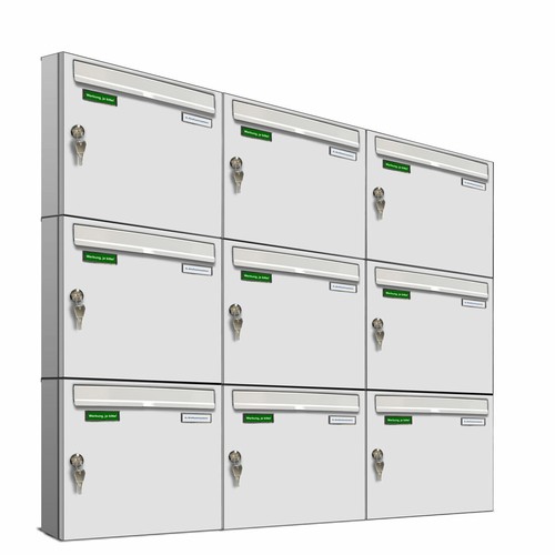 Basic 9er briefkasten ral 9016 - basic,