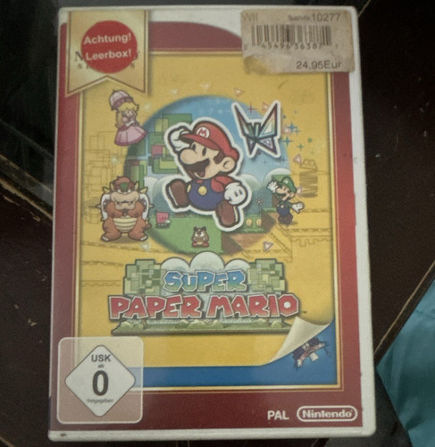 Nintendo super paper mario pal - nintendo,