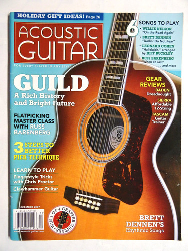Acoustic guitar magazine - magazine, 2007