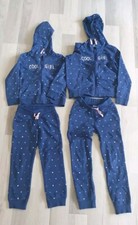 Sweatanzug Jogginganzug Hose Sweatjacke T-Shirt 98/104 110/116 Zwillinge