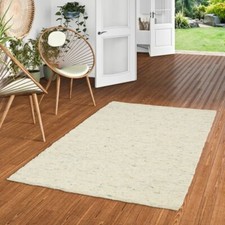 Natur Teppich Wolle Nelson