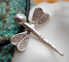 Silber Kettenanhänger Libelle