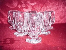 6 edle Kristallgläser , Schnapsgläser , Nachtmann  ,  Dekor :  Alexandra