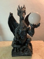 Fantasy Drachen Tischlampe 80cm hoch, 220V
