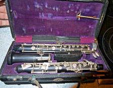 Oboe Fritz Schüller - Marktneukirchen mit Etui und Tragetasche - TOLL!