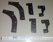 6x Druckplatte Gummiunterlage