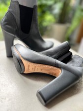 Repetto Ankle Boots, Designer Siefeletten, Grau, Leder, EU 40 (41) NEU,