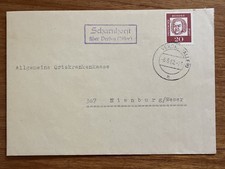 Brief LandpostStempel 1962 Scharnhorst über Verden Aller 1962 Stempel aptiert