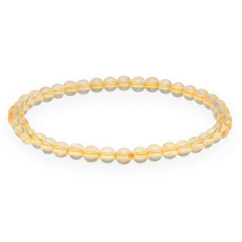 Citrin mini kugelarmband 4mm - citrin, |