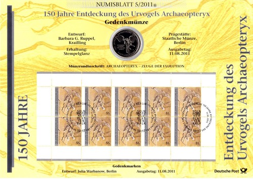 Numisblatt 2011 urvogel - numisblatt,