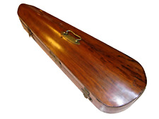 edler historischer Geigenkasten Weichholz furniert Nussbaum Mitte/Ende 19. Jhd.