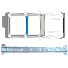 Reparaturblech verstärkter Boden für Suzuki Samurai 1981- / Rechts
