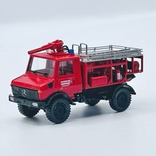 Flughafenfeuerwehr Unimog SLF Minimax Eigenbau Roco & Resin Sonderlöschfahrzeug