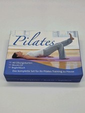Pilates | 40 Übungskarten | Musik-CD | Begleitbuch| wie NEU